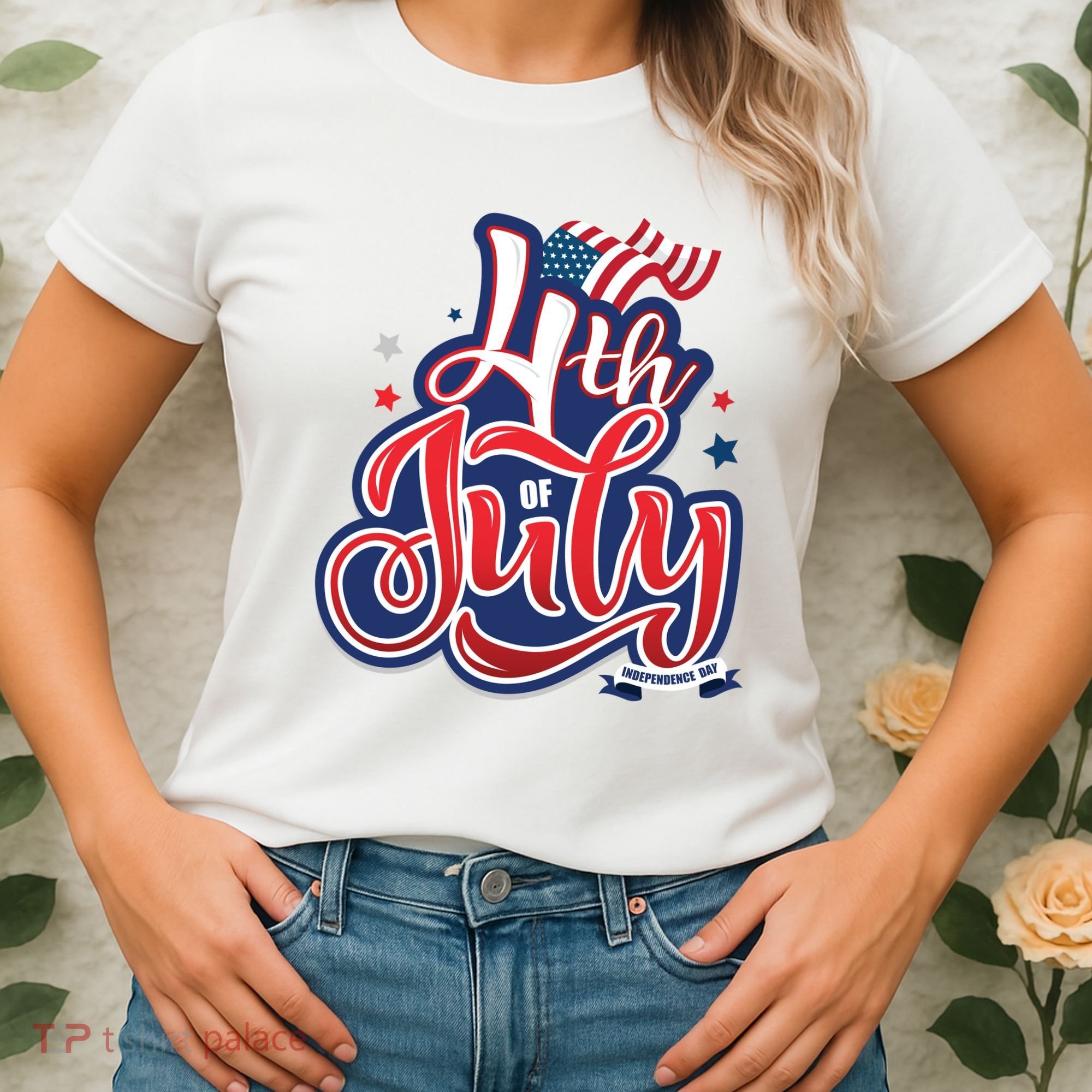 4th of July Celebrate USA Independence Day Women's T-Shirt