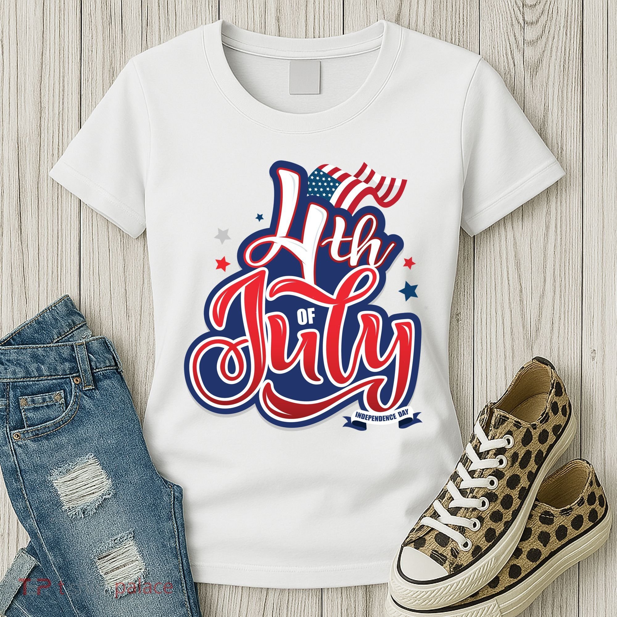 4th of July Celebrate USA Independence Day Women's T-Shirt