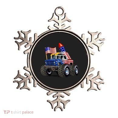 4th Of July Firecracker Monster Truck Ornament