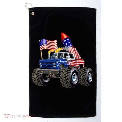 4th Of July Firecracker Monster Truck Golf Towel