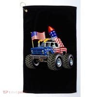 4th Of July Firecracker Monster Truck Golf Towel thumb 0