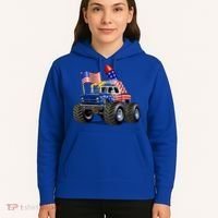 4th Of July Firecracker Monster Truck Hoodie thumb 5