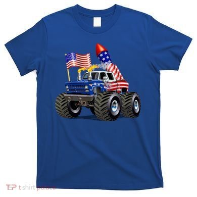 4th Of July Firecracker Monster Truck T-Shirt