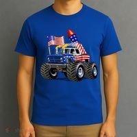 4th Of July Firecracker Monster Truck T-Shirt thumb 3