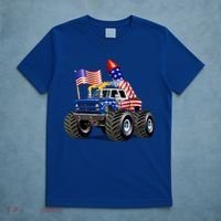 4th Of July Firecracker Monster Truck T-Shirt thumb 5