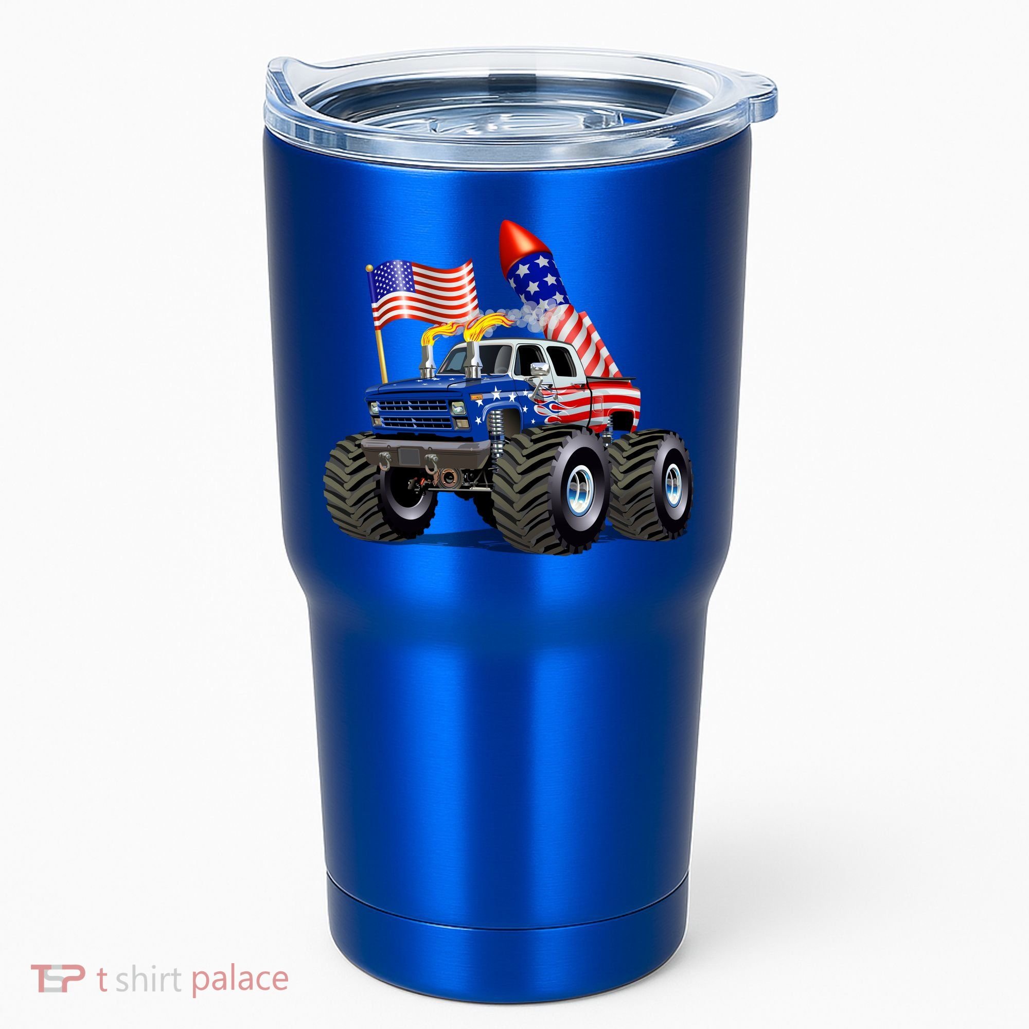 4th Of July Firecracker Monster Truck Tumbler