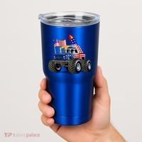 4th Of July Firecracker Monster Truck Tumbler thumb 2