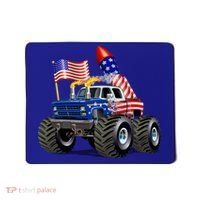 4th Of July Firecracker Monster Truck Mousepad thumb 0