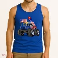 4th Of July Firecracker Monster Truck Tank Top thumb 3