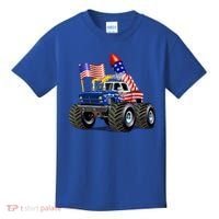 4th Of July Firecracker Monster Truck Kids T-Shirt thumb 0