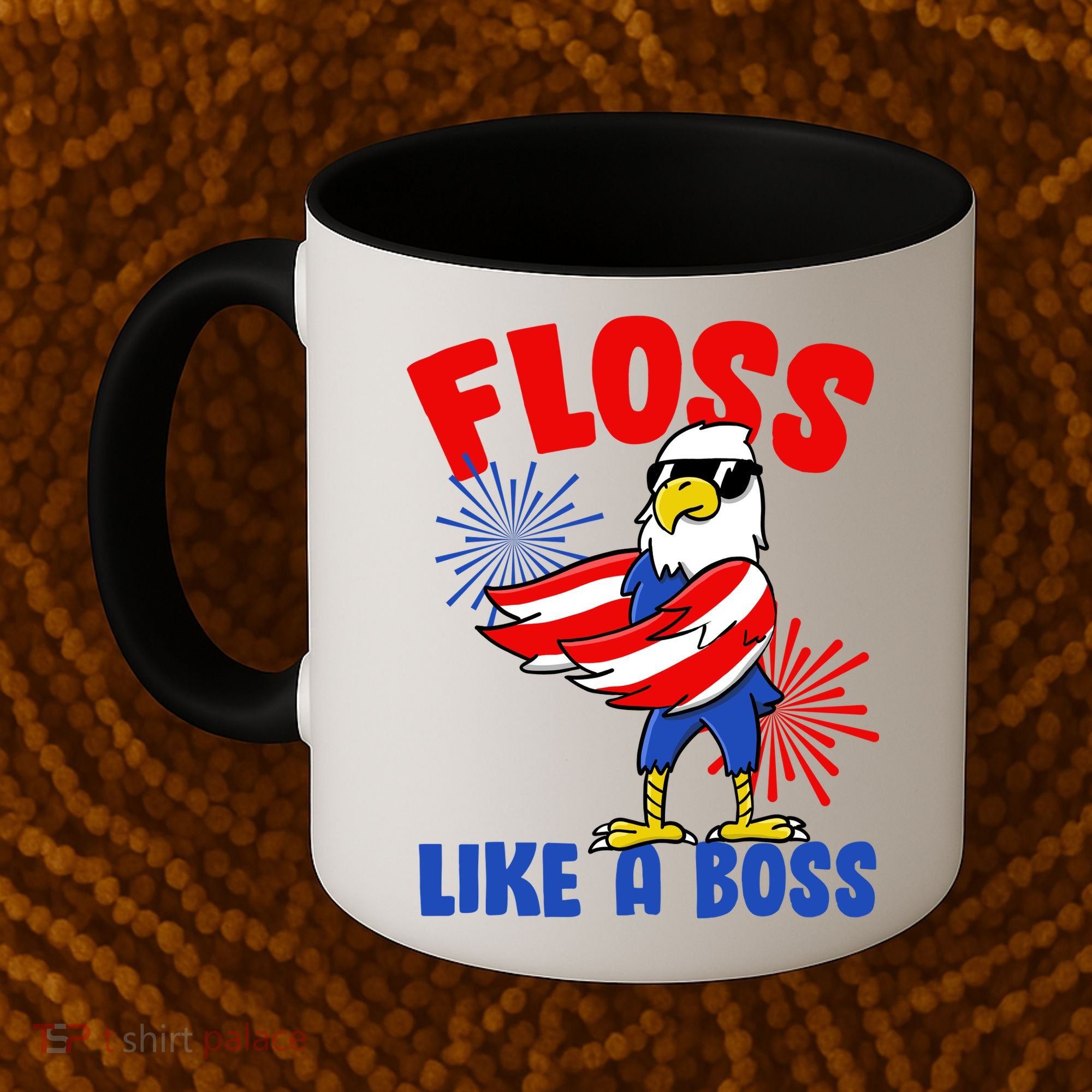 4th Of July Floss Like A Boss Eagle Coffee Mug