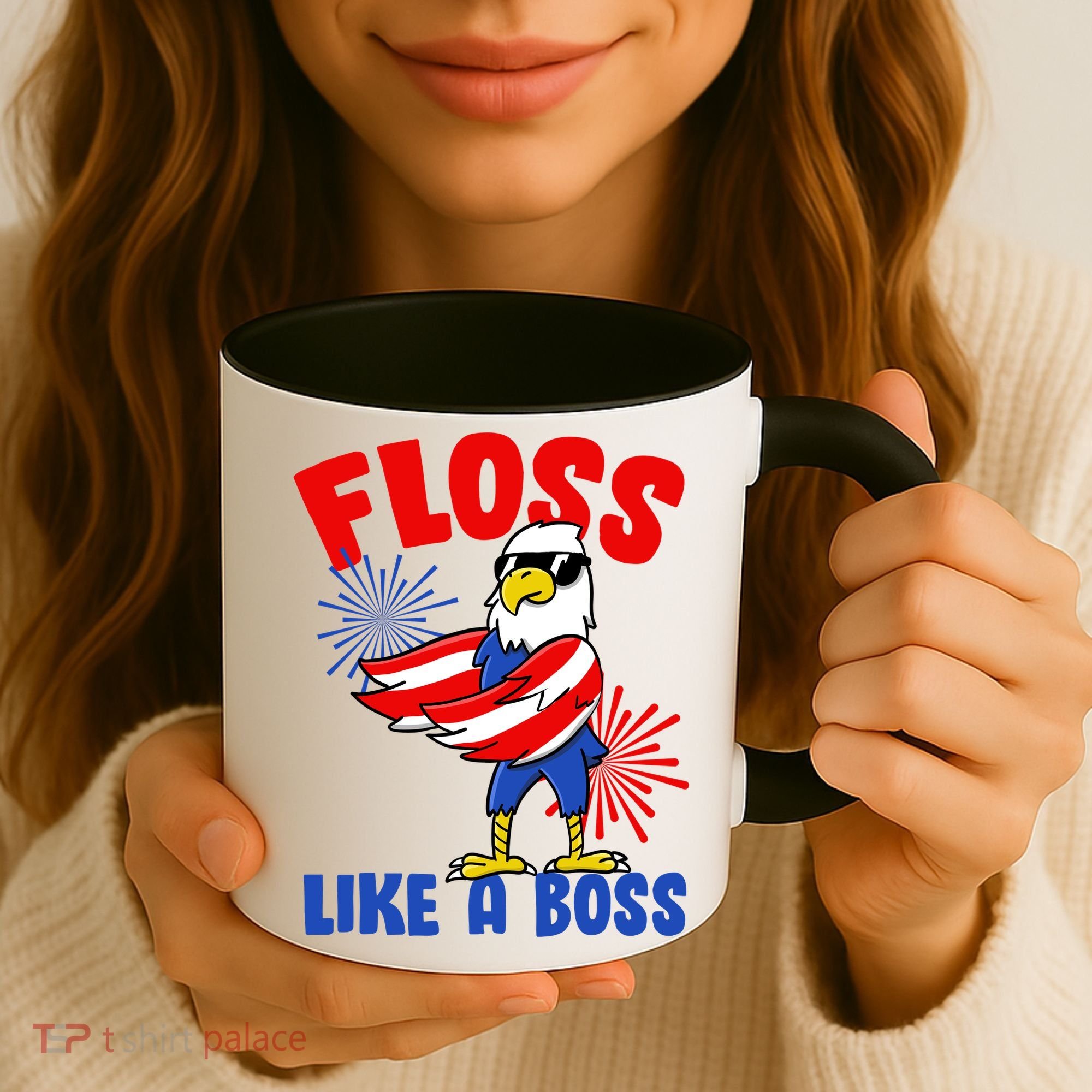 4th Of July Floss Like A Boss Eagle Coffee Mug