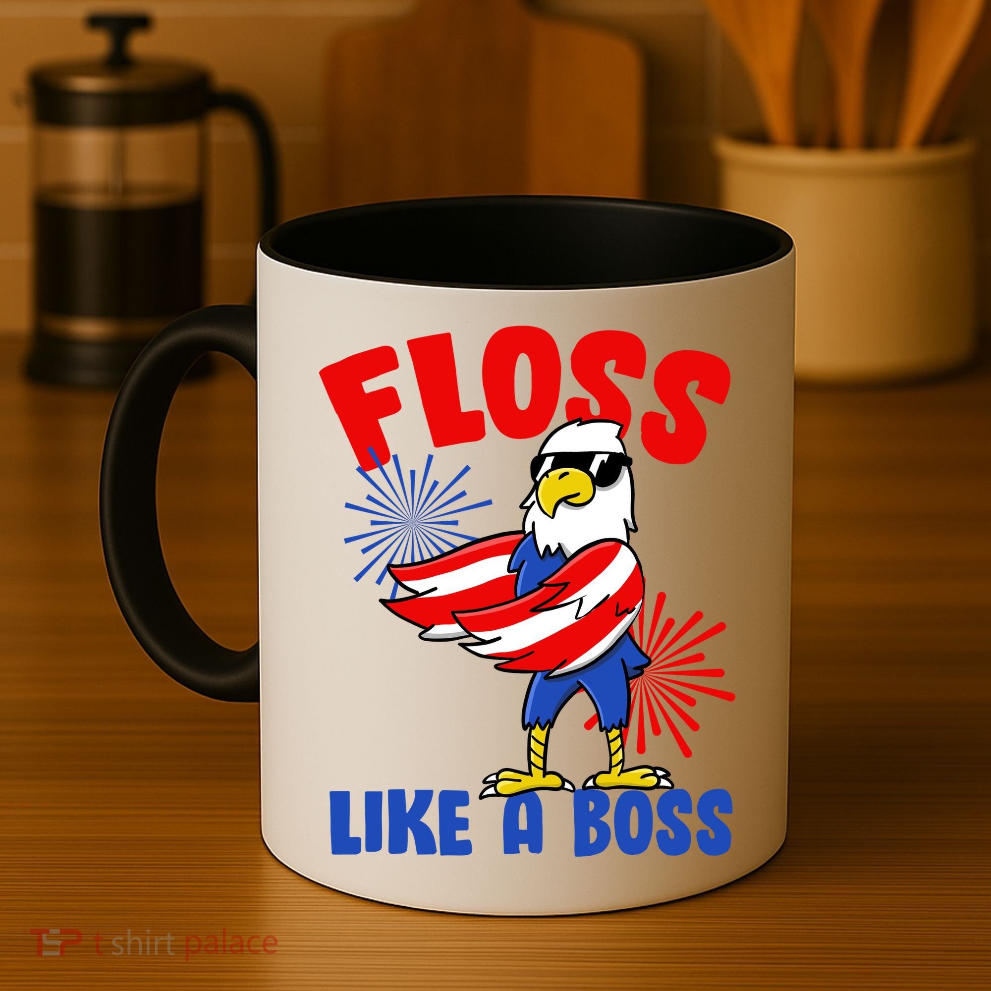 4th Of July Floss Like A Boss Eagle Coffee Mug