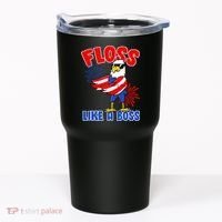 4th Of July Floss Like A Boss Eagle Tumbler thumb 0