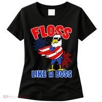 4th Of July Floss Like A Boss Eagle Women's T-Shirt thumb 0