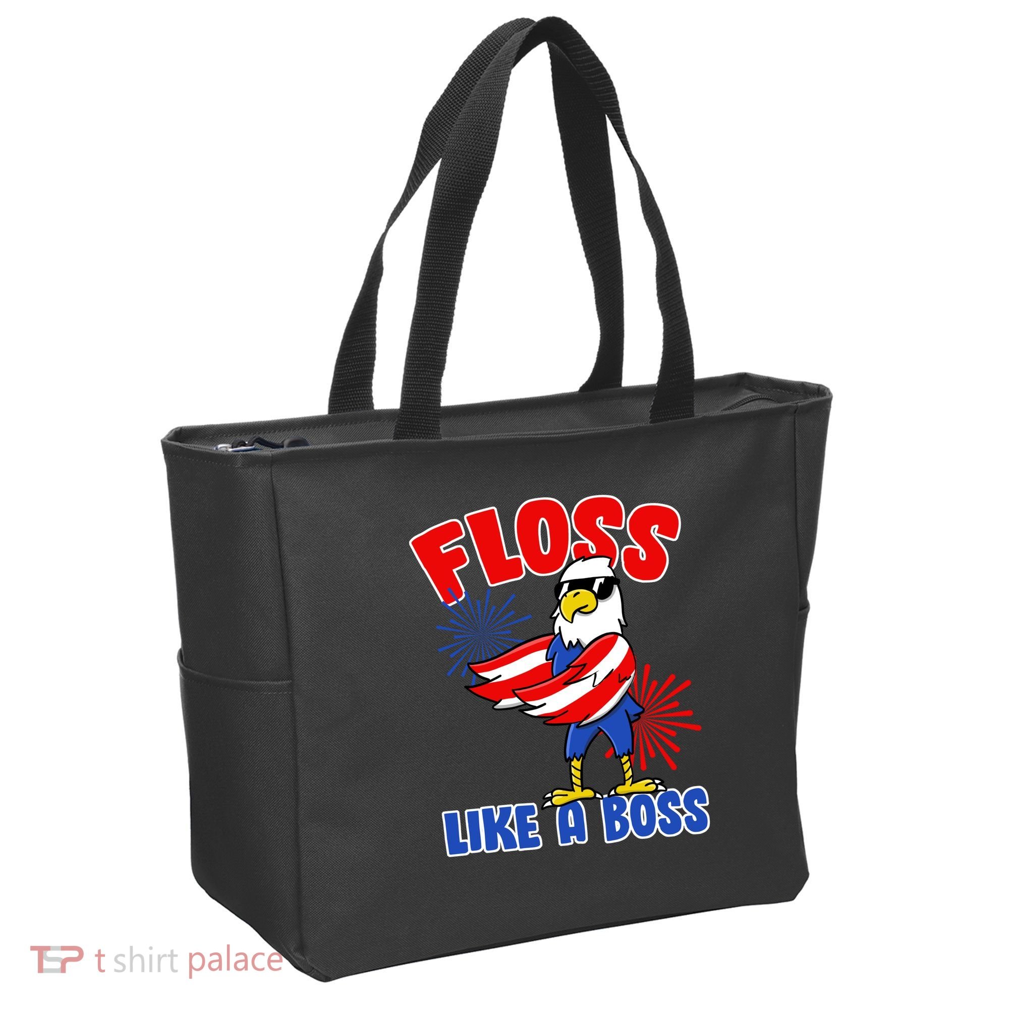 4th Of July Floss Like A Boss Eagle Tote Bag