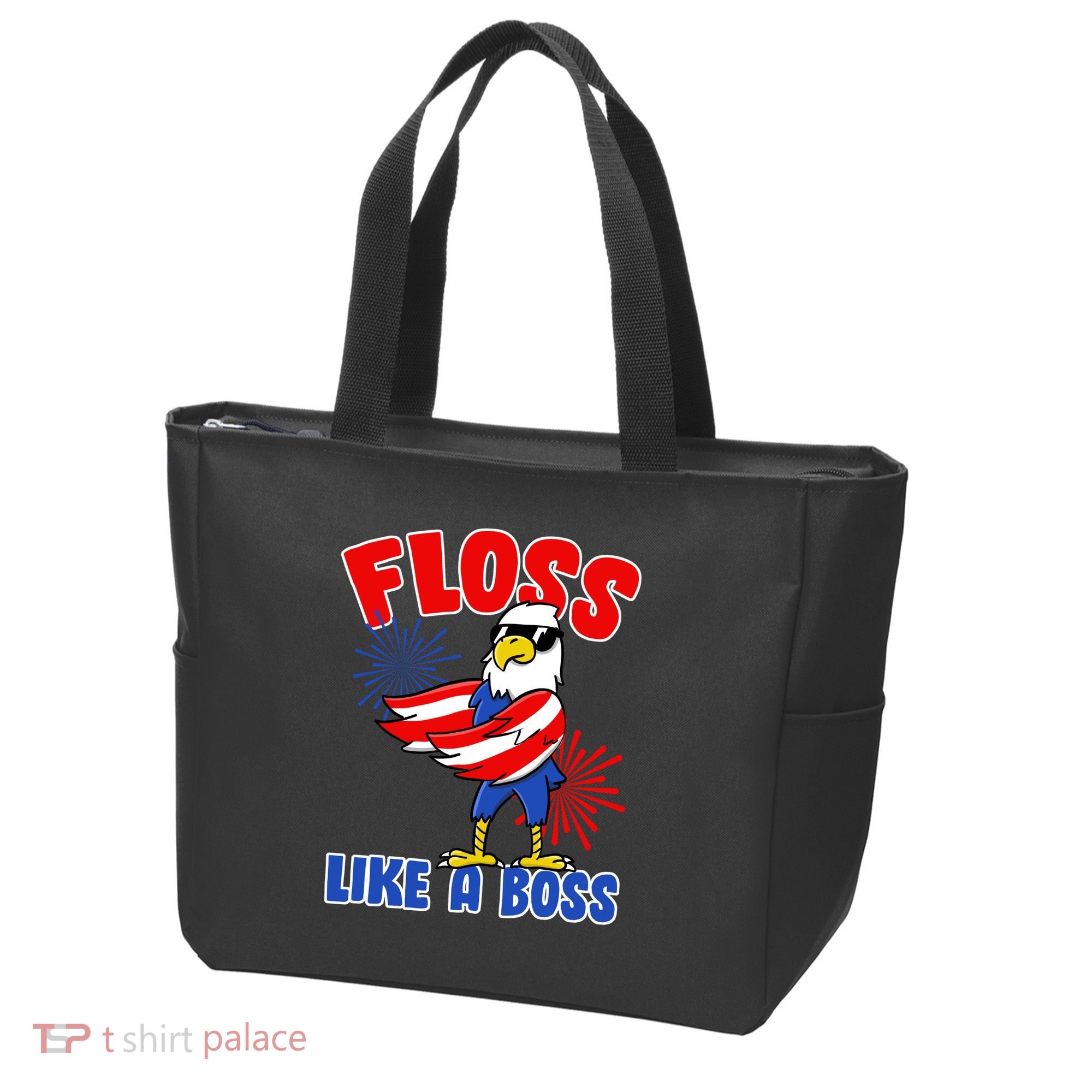 4th Of July Floss Like A Boss Eagle Tote Bag