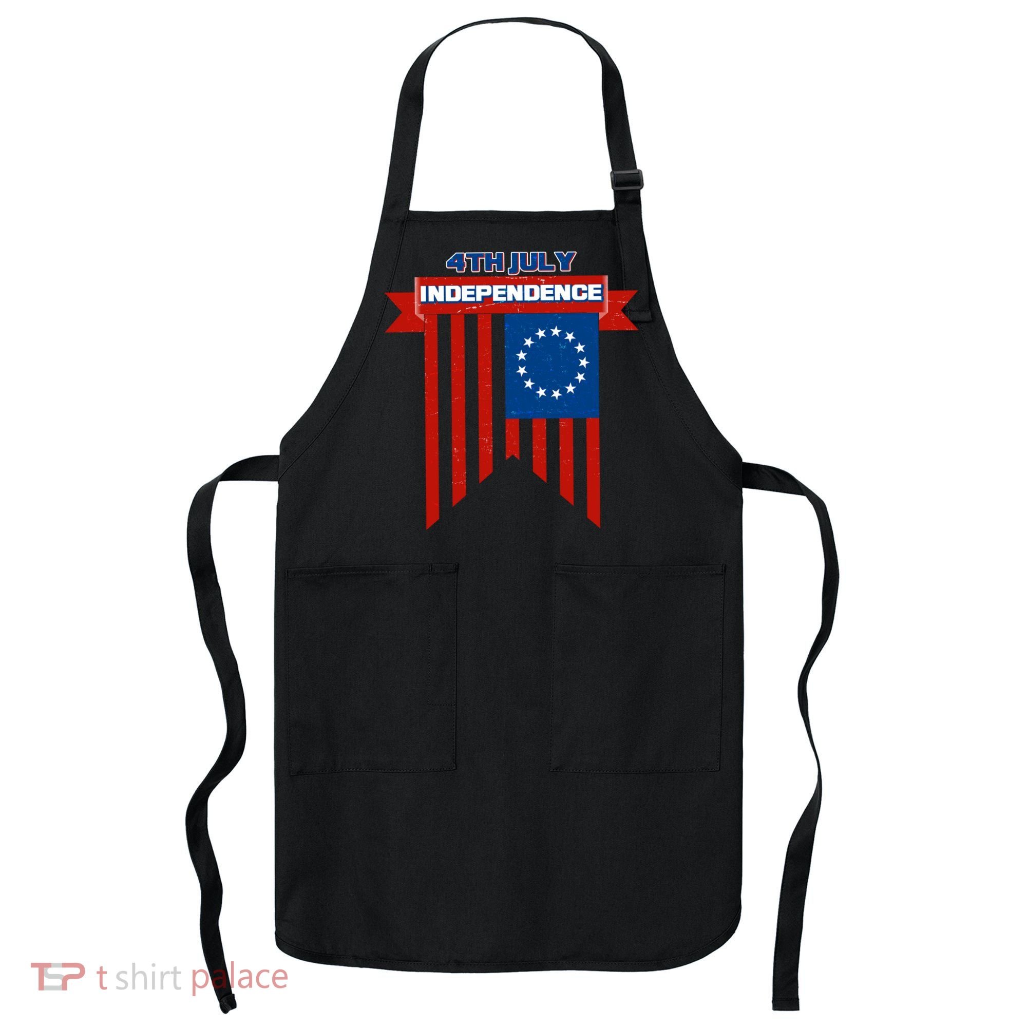 4th Of July Independence American Flag  Apron