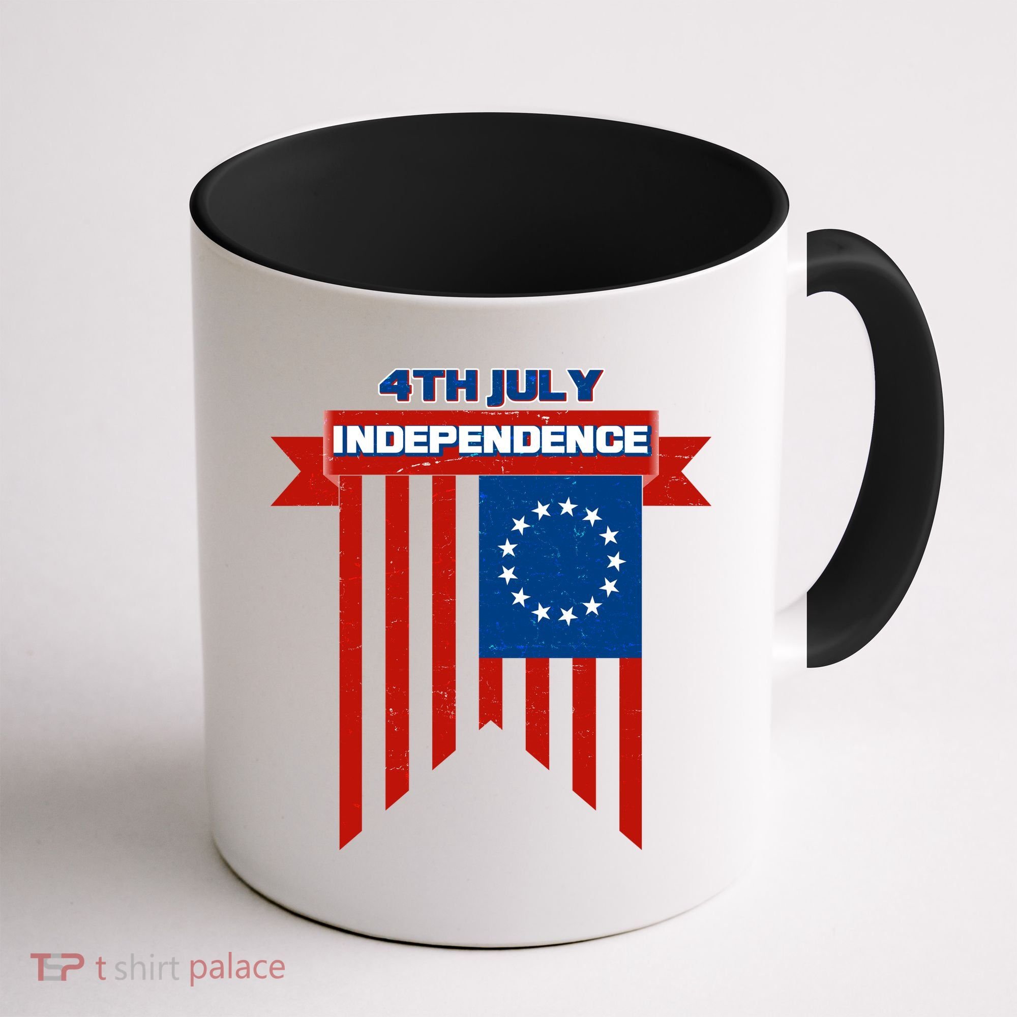 4th Of July Independence American Flag  Coffee Mug