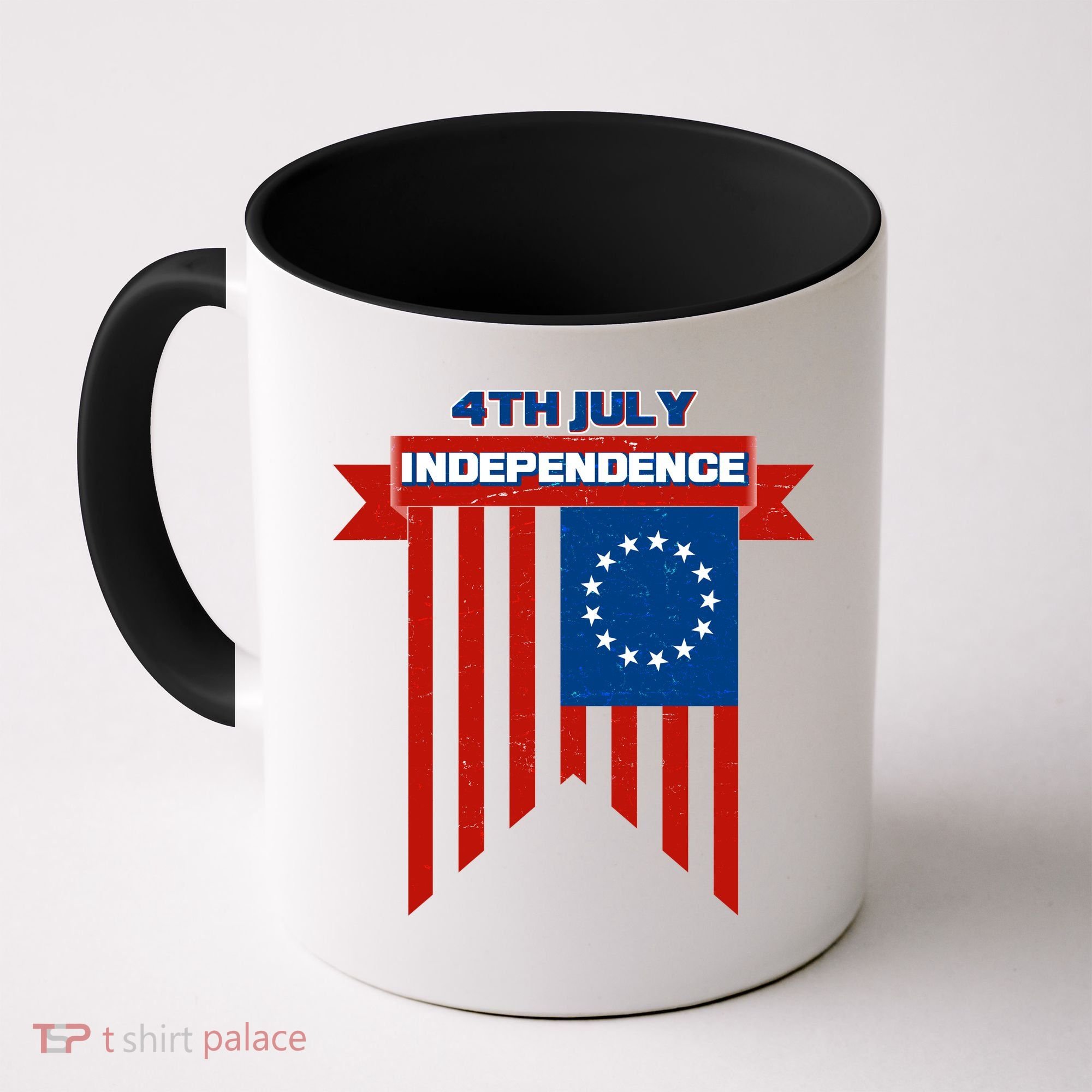 4th Of July Independence American Flag  Coffee Mug