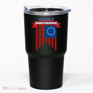 4th Of July Independence American Flag  Tumbler