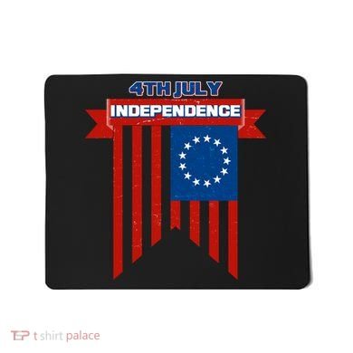 4th Of July Independence American Flag  Mousepad