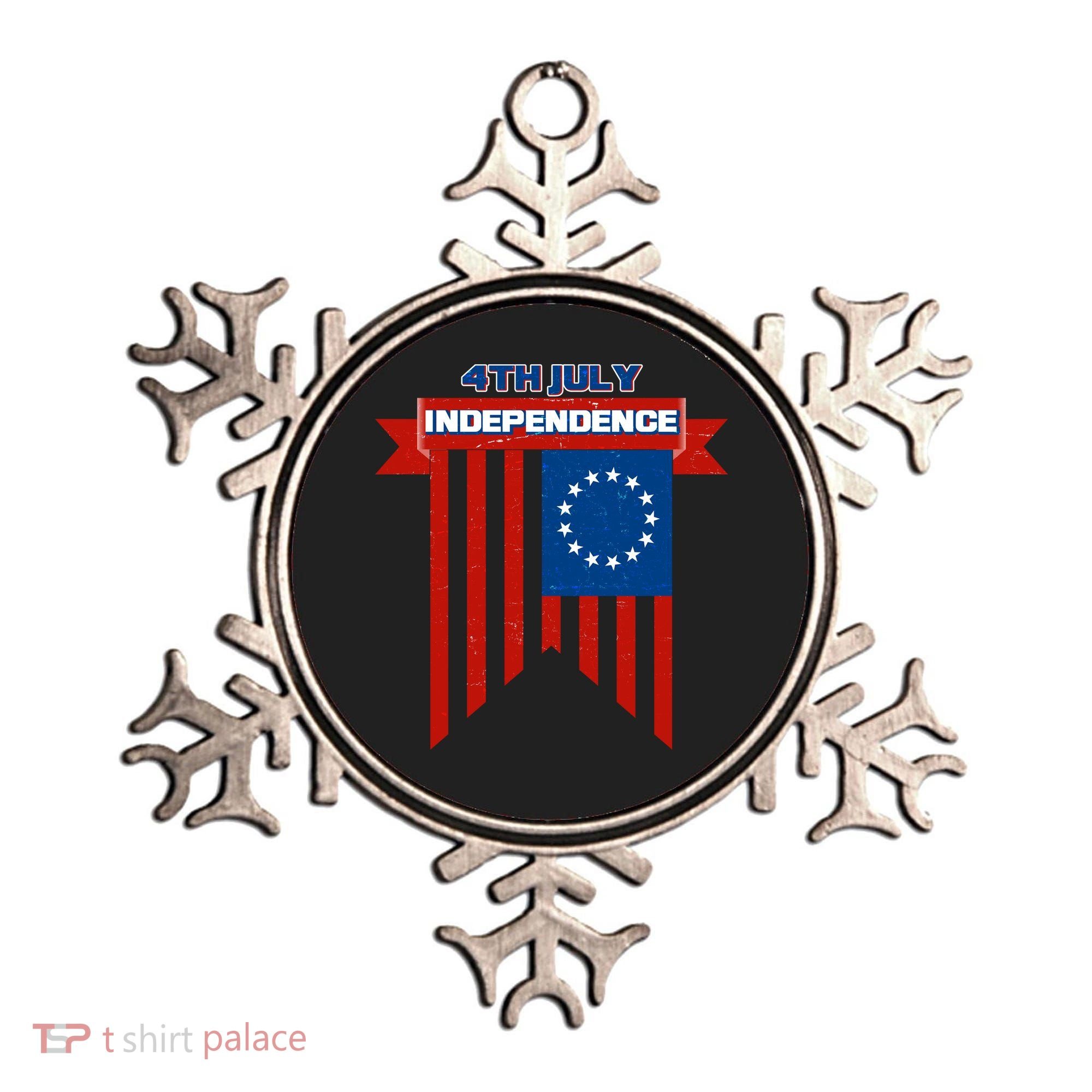 4th Of July Independence American Flag  Ornament