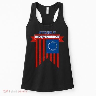 4th Of July Independence American Flag  Women's Tank Top