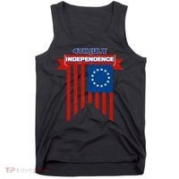 4th Of July Independence American Flag  Tank Top thumb 0