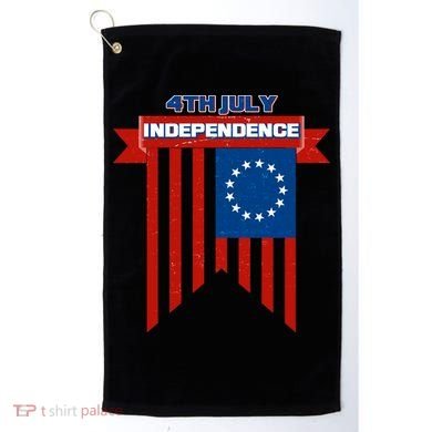 4th Of July Independence American Flag  Golf Towel
