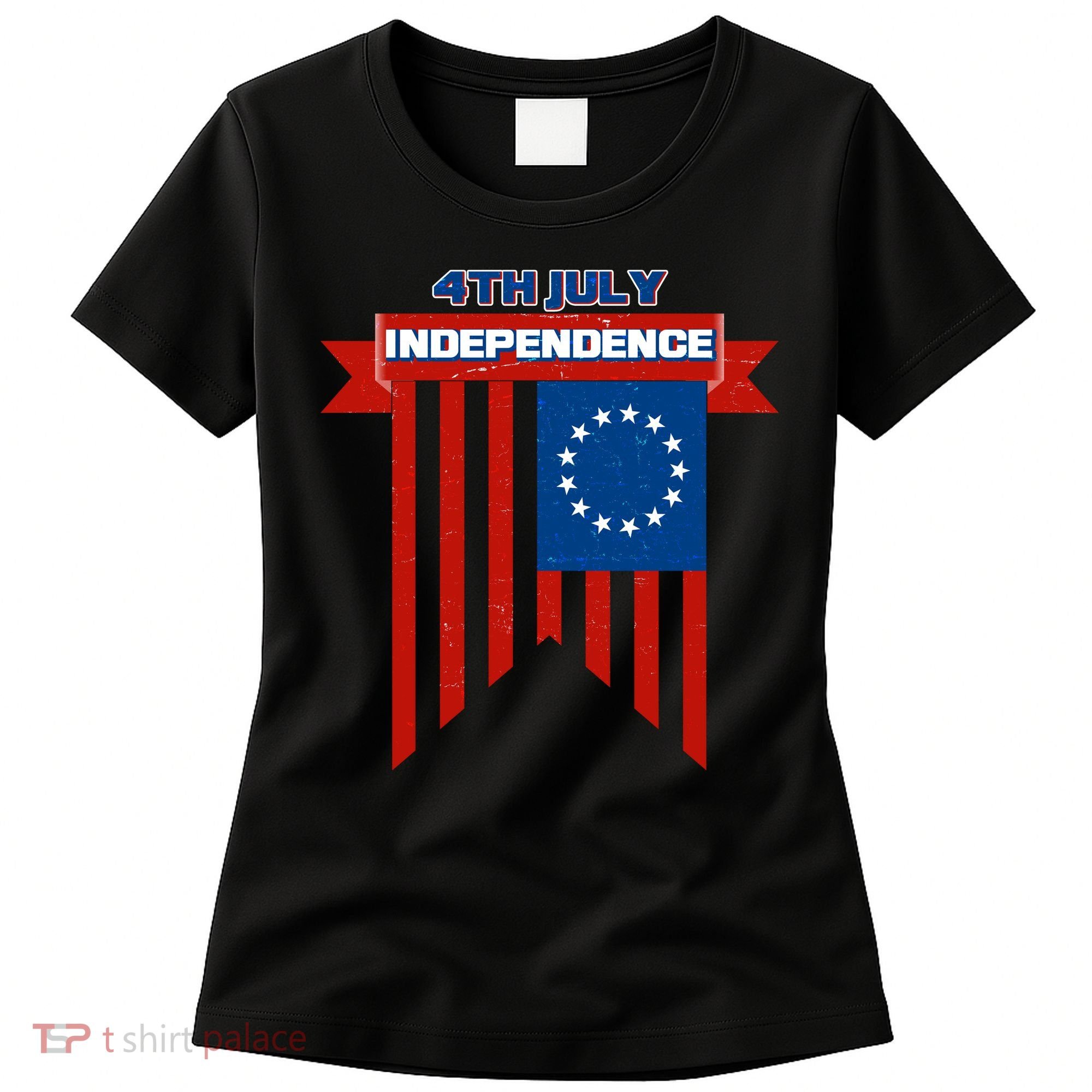 4th Of July Independence American Flag  Women's T-Shirt