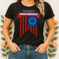 4th Of July Independence American Flag  Women's T-Shirt thumb 2