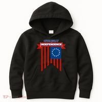 4th Of July Independence American Flag  Kids Hoodie thumb 0