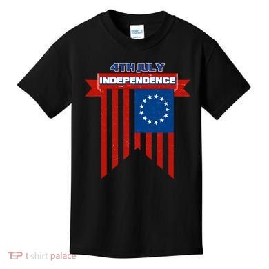 4th Of July Independence American Flag  Kids T-Shirt