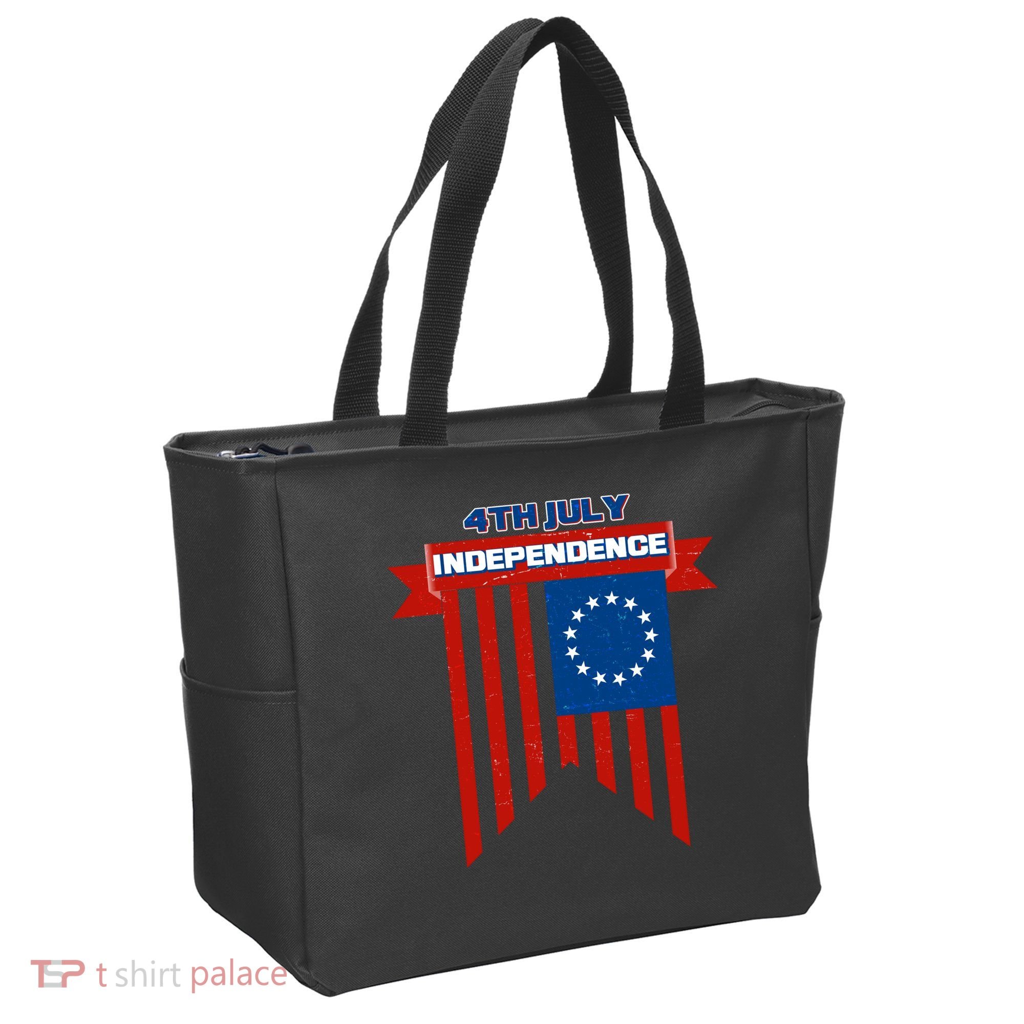 4th Of July Independence American Flag  Tote Bag