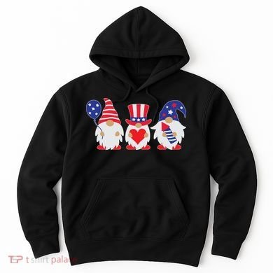 4th of July Lawn Gnomes USA Hoodie