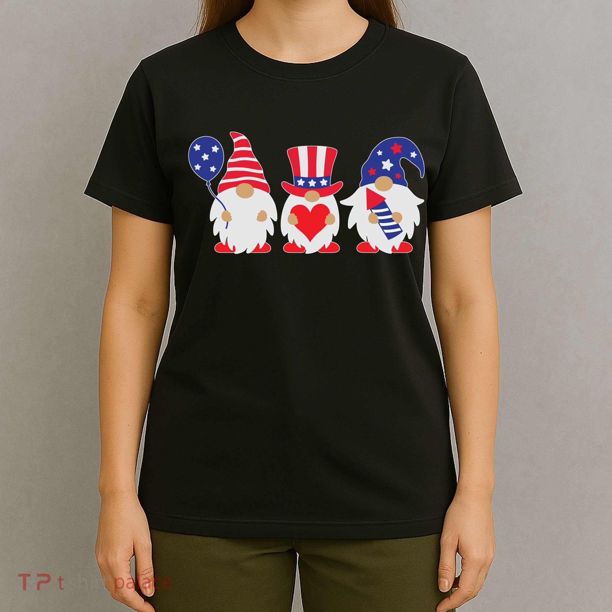 4th of July Lawn Gnomes USA T-Shirt