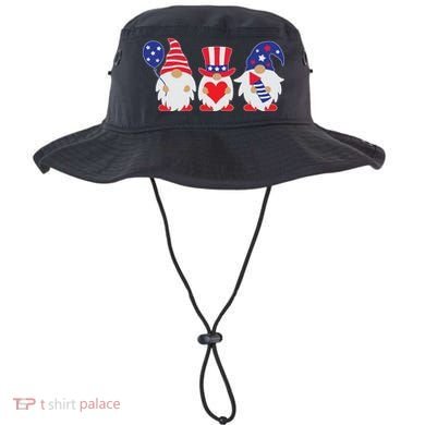 4th of July Lawn Gnomes USA Bucket Hat