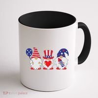 4th of July Lawn Gnomes USA Coffee Mug thumb 1