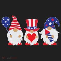 4th of July Lawn Gnomes USA Beanie thumb 2