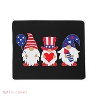 4th of July Lawn Gnomes USA Mousepad thumb 0