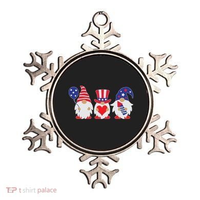 4th of July Lawn Gnomes USA Ornament