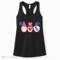 4th of July Lawn Gnomes USA Women's Tank Top thumb 0