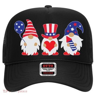 4th of July Lawn Gnomes USA Hat
