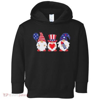 4th of July Lawn Gnomes USA Toddler Hoodie
