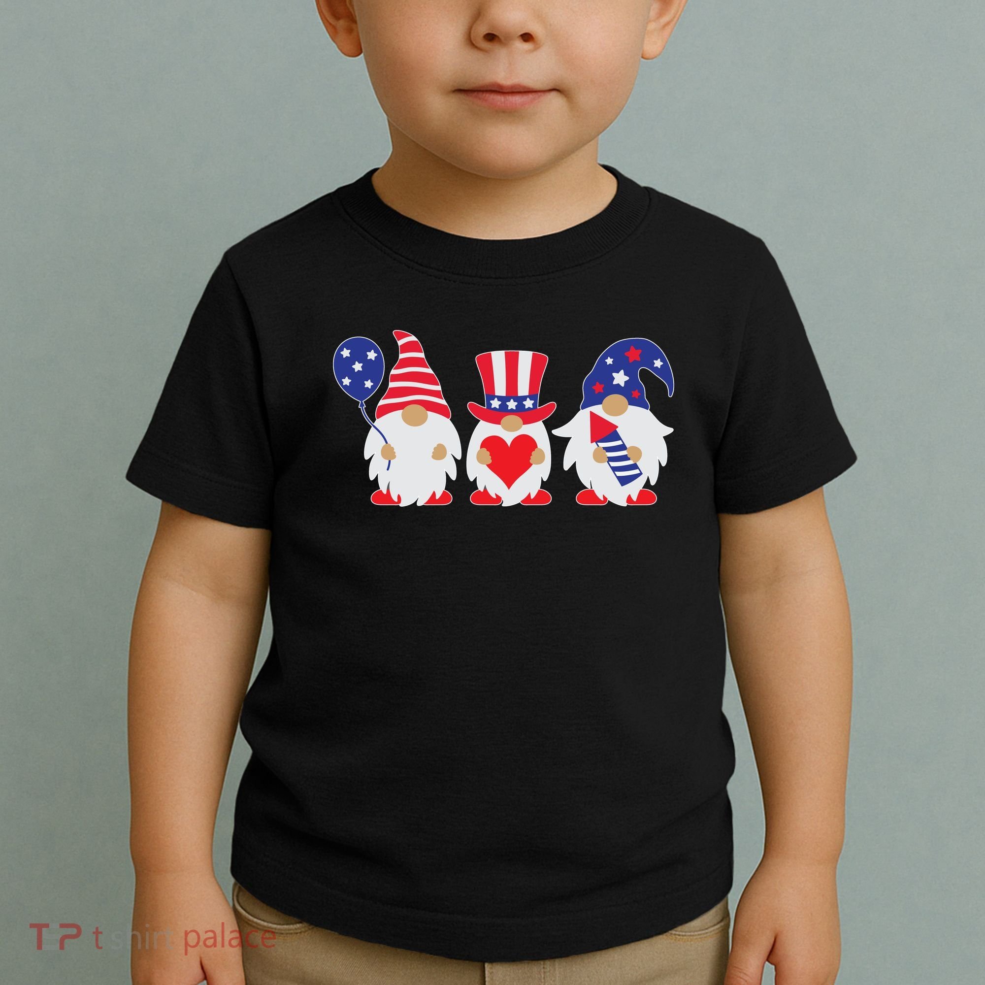 4th of July Lawn Gnomes USA Toddler T-Shirt