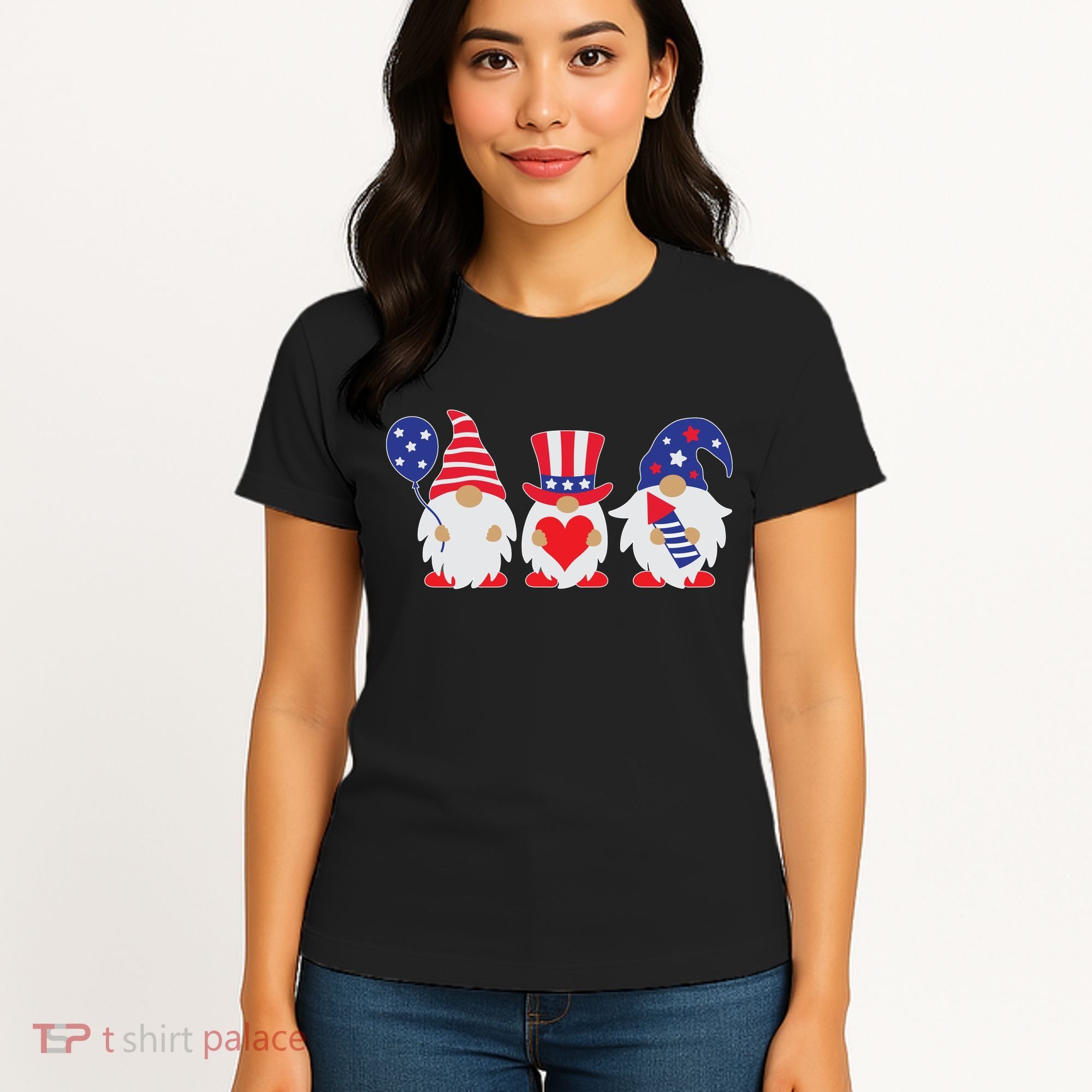 4th of July Lawn Gnomes USA Women's T-Shirt