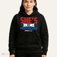4th of July She's My Firecracker Matching Shirt Hoodie thumb 5