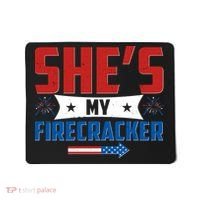 4th of July She's My Firecracker Matching Shirt Mousepad thumb 0