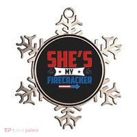 4th of July She's My Firecracker Matching Shirt Ornament thumb 0